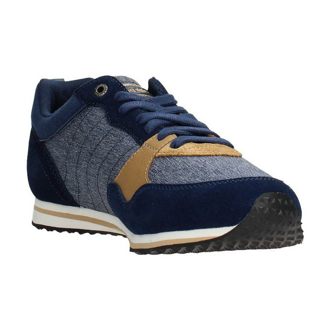 Le Coq Sportif 16204 Sneakers Homme Fibres Textiles Bleu - Chaussures Baskets Basses Homme